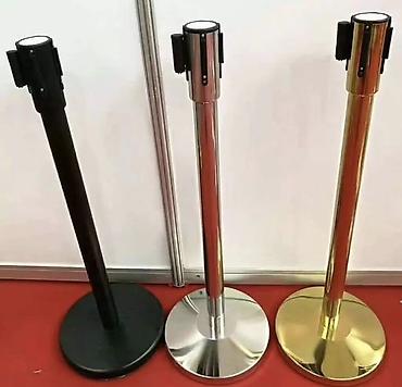 Məkan ayırmaq və növbə idarəetməsi üçün metal baryer dirəkləri — 1