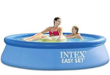 hovuzlar: Elektron Nasos Hediyye. Intex 3.05 × 0.76 m şişmə hovuz 🌊 Yay — 1