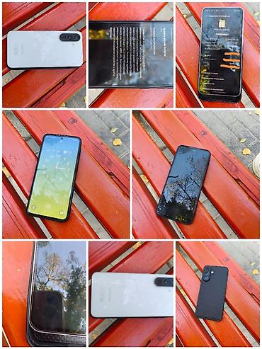 Техника и электроника: Samsung Galaxy A56 5G, Б/у, 256 ГБ, цвет - Белый, eSIM — 1