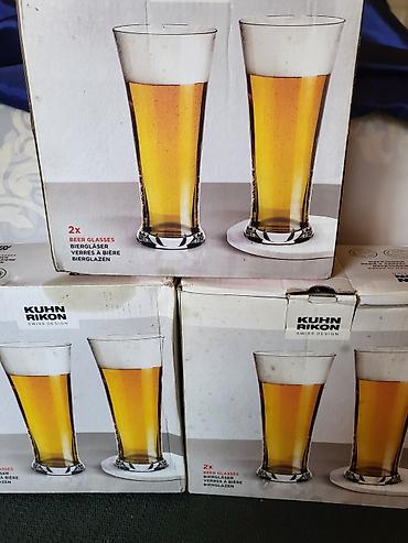 Čaše: Case za pivo kristal Kuhn Rikon. Case sve na njima odsjaj od — 2