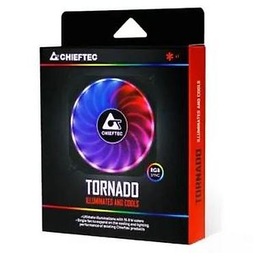 Rashladni sistemi: CHIEFTEC TORNADO RGB ventilator za kućište – 120 mm - RGB osvetljenje — 11