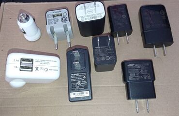 Зарядные устройства: Зарядки для мобильных устройств 5в-0,7а, 5в-1а, 5в-1,35а, 5в-1,5а