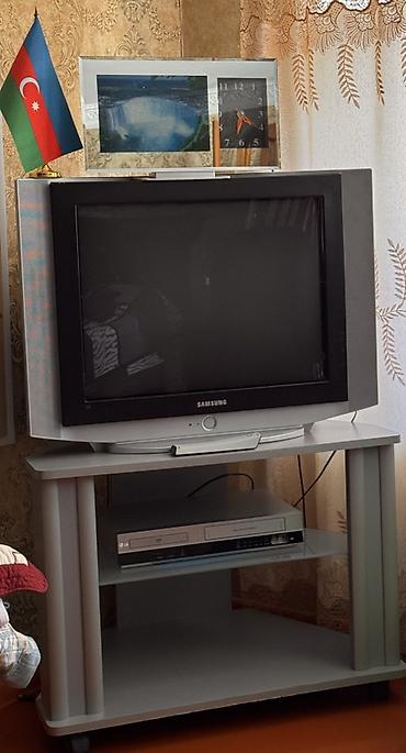 yataq mebeli sifarişi: Qiymət- razılaşma yolu ilə Samsung boru tipli televizor + TV stendi + — 1