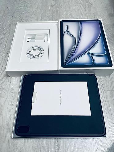 Apple iPad: Apple iPad Air 11-inch m3 128gb yaddaş əla vəziyyətdə üzərində smart — 3