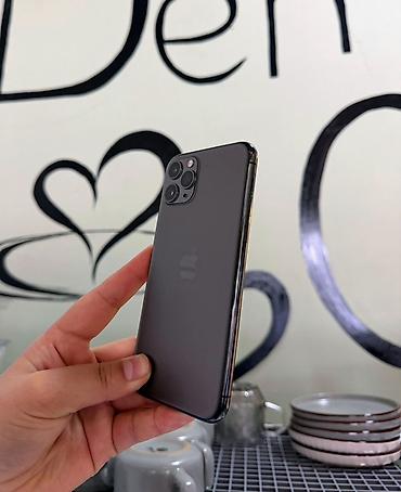 Apple iPhone: IPhone 11 Pro, Б/у, 256 ГБ, Space Gray, Чехол, 74 % — 2
