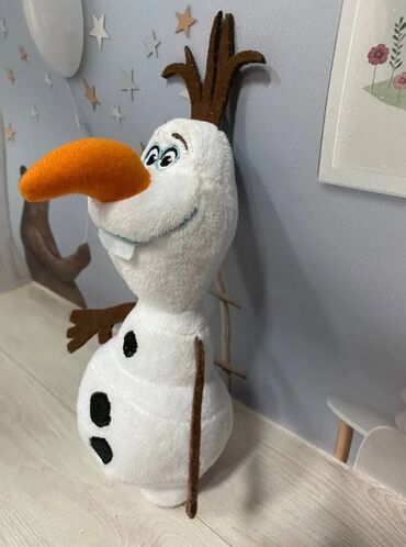 Oyuncaqlar: Məhsul: Холодное сердце "Олоф" Yumşaq oyuncağ – Olaf fiquru olcusu - — 3