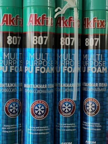 Краска: Многоцелевая монтажная пена Akfix 807 профессионального качества