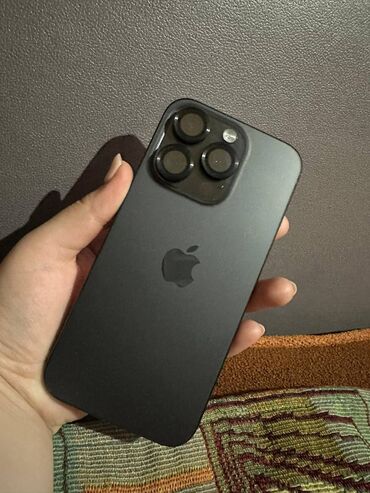 купить айфон 15 про: IPhone 15 Pro, Б/у, 256 ГБ, Зарядное устройство, 90 %