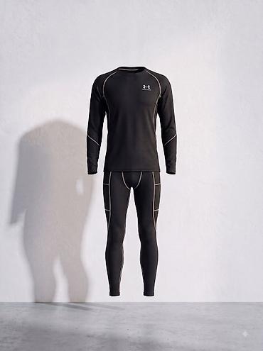 термо перчатки: Мужской термокомплект Under Armour — лонгслив и леггинсы - — 4