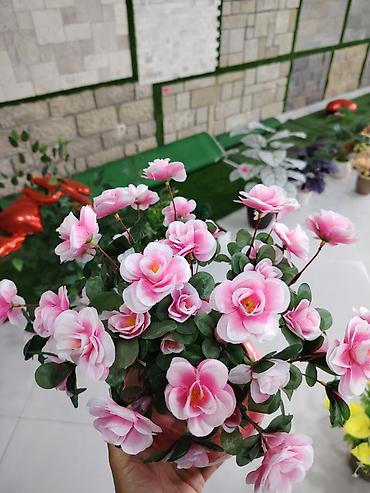 keramik: Məhsul: Dekorativ süni güllər kompozisiyaları - Model 1: Ağ orkide — 7