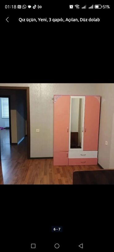 Dolablar: Açılan, 3 qapılı Düz dolab, Qarderob, paltar dolabı -da lalafo.az — 25 Dolablar: Açılan, 3 qapılı Düz dolab, Qarderob, paltar dolabı — 25