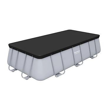 İdman və istirahət: BESTWAY 58232 hovuz tenti | 400x200 sm Power Steel hovuz örtüyü — 1
