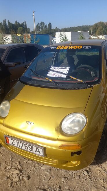 матиз авто: Chevrolet Matiz: 1998 г., 0.8 л, Бензин, Хетчбек