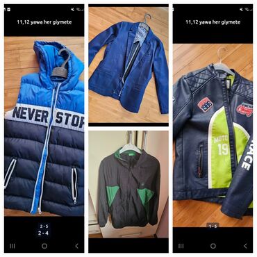 Uşaqlar üçün digər geyimlər: Uşaq geyimləri – 10–12 yaş aralığı - Markalar: Waikiki, DeFacto və — 8