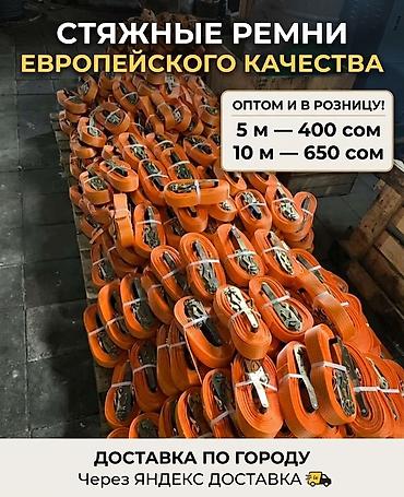 Детали двигателя и моторы в сборе: Стяжные ремни с трещоткой (ratchet straps), европейское качество — 7
