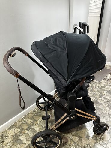 cybex коляски: Коляска, цвет - Черный, Б/у
