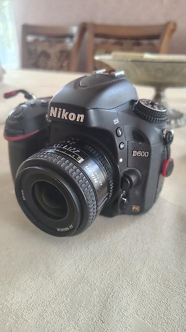 Фотоаппараты: Nikon D600 tam kadr DSLR fotoaparat + AF Nikkor 35mm f/2D obyektiv — 1