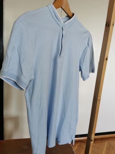 nike majica na kragnu: Men's T-shirt Zara, M (EU 38), bоја - Tamnoplava