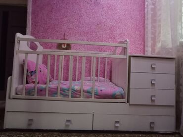 детская кровать б у в Кыргызстан | ДЕТСКИЕ КРОВАТИ: Продаю детскую б/У -кроватку трансформер