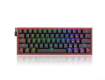 komputer setup: Klaviatura Redragon Fizz K617-RGB BK Red Switch Redragon Fizz — 1