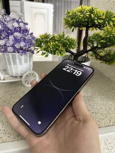 пылесос 3000w: IPhone 14 Pro Max, Колдонулган, 128 ГБ, Deep Purple, Каптама, Коргоочу айнек, Куту, 85 %