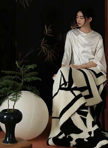 Одеяла и пледы: Плед, Новый, Вязаный — 8