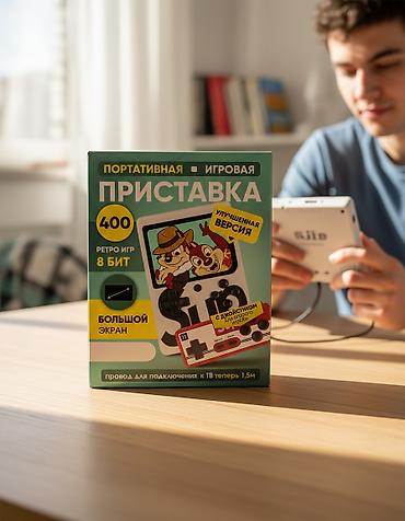 Игрушки: Игровая приставка для детей. Можно играть одному, а можно подключить — 1