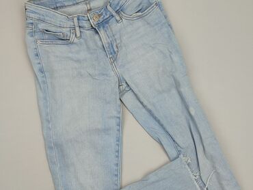 blekitne bluzki damskie: Jeans, 2XS (EU 32), condition - Fair