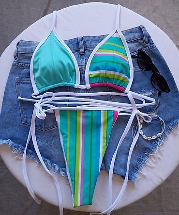 stradivarius sorc: Nov kupaci kostim rucne izrade. Dvodeni bikini set – trokutasti — 1