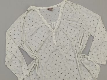białe eleganckie bluzki damskie duże rozmiary: Bluzka Damska, H&M, XL, stan - Bardzo dobry