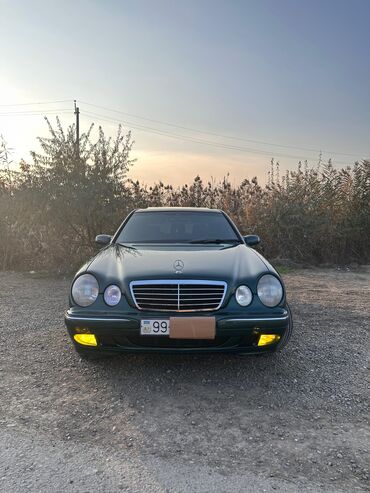 Mercedes-Benz: Mercedes-Benz E‑Class W210 sedan - Kuzov: yaşıl rəng, 4 qapı, klassik — 2