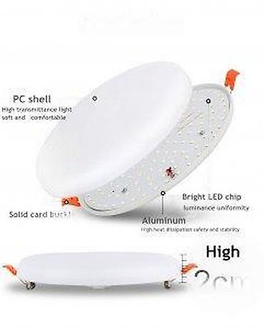 kugla: Plafonski zidne LED lampe RIBLJE OKO. Boja svetla hladno bela 6000k i — 8