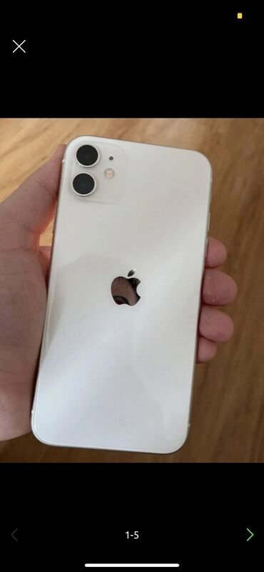 Apple iPhone: IPhone 11 | Б/у | 64 ГБ Белый | Зарядное устройство, Защитное стекло, Чехол | NFC