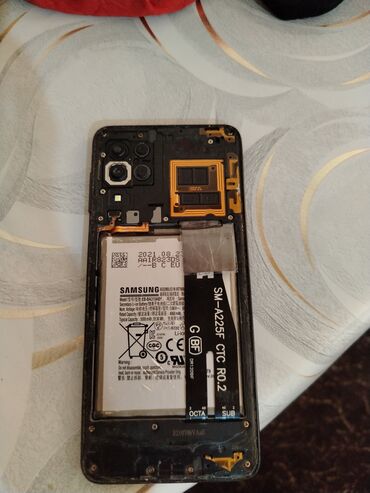 Samsung: Samsung Galaxy A22, 128 GB, rəng - Qara, Barmaq izi
