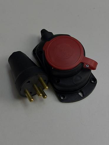 plug: 3 фазный вилка и колодка Промышленный разъёмный комплект: вилка и — 1