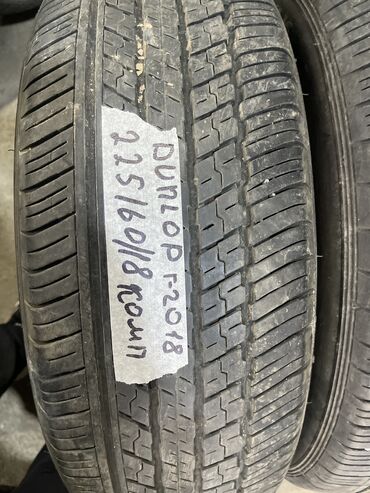 Шины: Шины 225 / 60 / R 18, Лето, Б/у, Комплект, Легковые, Япония, Dunlop