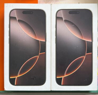 Apple iPhone: IPhone 16 Pro, Новый, 256 ГБ, Desert Titanium, 100 %