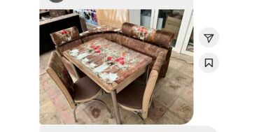 Divan və masa dəstləri: 🇹🇷Türk istehsalı Möhtəşəm ✨✨ Kuxna üçün stol stul dəsti 2 stul 1 — 8