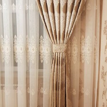 Pərdə və tüllər: Türkiyə istehsalı pərdələri - 1 metrəsi 15 - 20 - 25 manat, Modern — 20