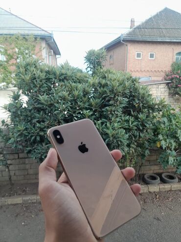 işdəmiş telfon: IPhone Xs Max, 64 GB, Qızılı, Qırıq, Face ID