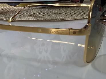 Naočare: Cartier sunčane naočare – aviator/kvadratni hibrid - Okvir: metal — 11