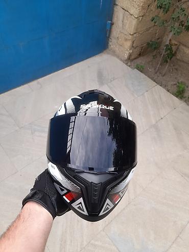 motor kasklar: Təzə keyfiyyətli kaskadı. Razmer L — 4