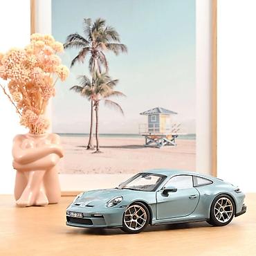 tfy nova kolekcija: 🔵 Porsche 911 S/T — 2023 — Bleu Meissen — 1:18 — Norev Norev Porsche — 1