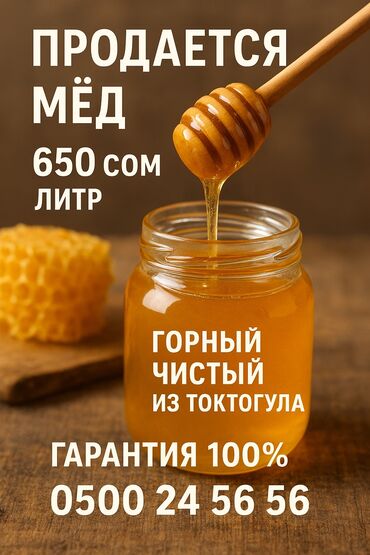 семис кой: 💛 Укрепите иммунитет натурально! Горный мёд – 650сом/литр (500) сом кг