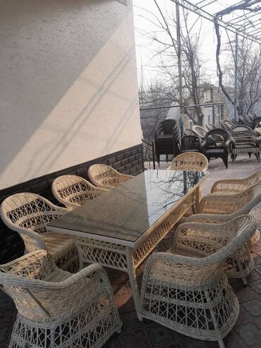 Комплекты садовой мебели: Комплект садовой мебели, Стулья, Ротанг — 10
