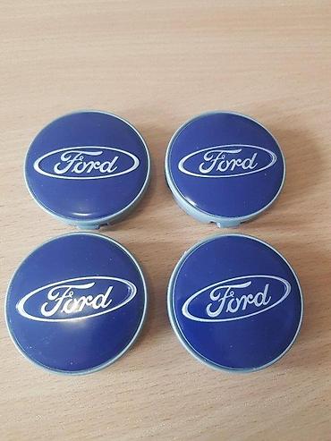 Gume i felne: ČEPOVI POKLOPCI ZA FELNE FORD 55 MM / 50 MM - PLAVI | ORIGINALNI — 1