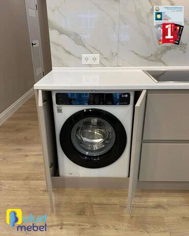 Sifarişlə mətbəx mebeli: Sifarişlə mətbəx dəsti, Özü çəkən petlələr, Şüşə, Kredit var, Pulsuz çatdırılma, Rayonlara çatdırılma, Ünvandan götürmə — 7