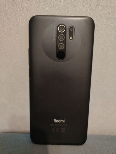 Redmi: Redmi 9, 64 GB, rəng - Qara, Barmaq izi