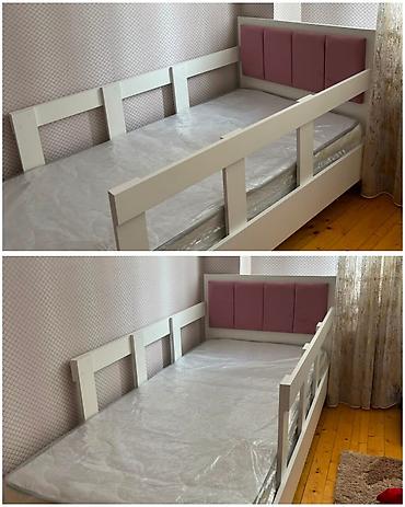 islenmis sifoner satilir: Tək nəfərlik çarpayı satılır 140₼. 1 ay işlənib.matras daxildir.ölçü — 1