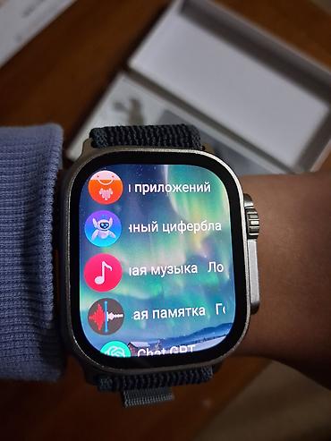 Башка акылдуу сааттар: Смарт часы HK 9 ULTRA 2 (реплика Apple Watch Ultra 2) - Измерение — 6
